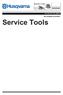 SERVICE I IPL, Service Tools, Service Tools