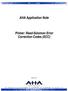 AHA Application Note. Primer: Reed-Solomon Error Correction Codes (ECC)