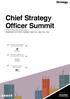 Chief Strategy Officer Summit