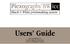 Users Guide. Document Revision 3.0 Check for updates to this manual at: