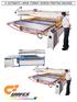 ¾ AUTOMATIC LARGE FORMAT SCREEN PRINTING MACHINE