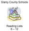 Stanly County Schools. Reading Lists 6 12