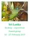 Sri Lanka Birdtrip report from Danish group February 2017