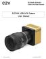 ELiiXA UC8/UC4 Color Line Scan Camera. ELIIXA UC8/UC4 Camera User Manual