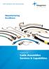Manufacturing Excellence. Telegärtner UK. Cable Assemblies Services & Capabilities