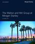 The Walton and Hitt Group at Morgan Stanley. La Jolla, CA