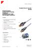 TQ 402 & TQ 412 / EA 402 / Proximity System : TQ 402 & TQ 412 Proximity Transducers EA 402 Extension Cable IQS 452 Signal Conditioner FEATURES