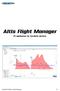 Altis Flight Manager. PC application for AerobTec devices. AerobTec Altis v3 User Manual 1