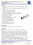 HOLT Transceiver for GE-PON (HOLT-11C214L31) SFP with SC receptacle, +3.3V 1490nm, DFB-LD. Feature. Applications. Description
