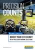 PRECISION COUNTS BOOST YOUR EFFICIENCY WITH PRECISION FARMING SOLUTIONS JANUARY 16TH / MARCH 31ST