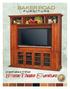 Hand Crafted, All Wood Home Theater Furniture