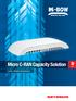 I 1. Micro C-RAN Capacity Solution INDOOR. Indoor Mobile Broadband