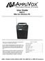 User Guide SW212 Mity-Vox Wireless PA