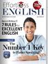 ENGLISH. Number 1 Key. 7 RULES for EXCELLENT ENGLISH. The. tofaster Speaking! > > > > > > SpecialEdition #7. Rule #7: t t