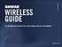 SHURE.CO.UK WIRELESS GUIDE THE INFORMATION YOU NEED FOR A PROFESSIONAL WIRELESS PERFORMANCE 2017/18