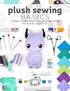 plush sewing basics by: a free comprehensive beginners' guide to sewing soft toys