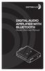 DIGITAL AUDIO AMPLIFIER WITH BLUETOOTH. Model: DAA User Manual