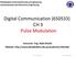 Digital Communication (650533) CH 3 Pulse Modulation