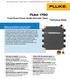 Fluke Three-Phase Power Quality Recorder Topas. Class-A compliance for the most demanding power quality tests