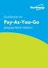 Guidance on. Pay-As-You-Go. prepayment meters