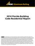 2014 Florida Building Code Residential Report
