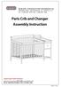 Paris Crib and Changer Assembly Instruction