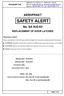 AEROPRAKT SAFETY ALERT. No. SA A32-03 REPLACEMENT OF DOOR LATCHES