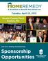 Tuesday, April 23, Westin Copley Place Boston, MA. Join Us in Ending Homelessness. Sponsorship Opportunities