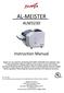 AL-MEISTER ALM3230. Instruction Manual