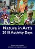Nature in Art s 2018 Activity Days