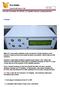 Tech Info Document: PIC16F84A LCD Satellite Antenna Tracking Interface