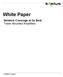 White Paper. Network Coverage at its Best Tower Mounted Amplifiers