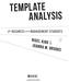 Template Analysis. for BUSINESS and MANAGEMENT STUDENTS NIGEL KING & JOANNA M. BROOKS