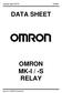 OMRON MK-I / -S RELAY