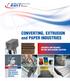 converting, extrusion and paper industries