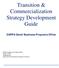 Transition & Commercialization Strategy Development Guide