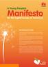 Manifesto. A Young People s. for the Digital Europe of Tomorrow. Future INTRODUCTION. Seeds for the