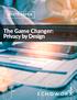The Game Changer: Privacy by Design