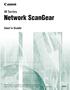 Network ScanGear. User s Guide ENG