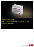 ABB i-bus KNX DALI Light Controller DLR/S M Product Manual