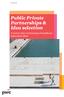 Public Private Partnerships & Idea selection