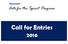 Call for Entries 2016