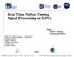 Real-time Pulsar Timing signal processing on GPUs