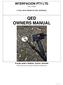 INTERFACION PTY LTD ACN: QED OWNERS MANUAL QED-REV4. Proudly made in Ballarat, Victoria. Australia