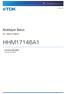 April Multilayer Balun. For MHz HHM17146A1. 1.6x0.8mm [EIA 0603]* * Dimensions Code JIS[EIA]