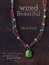 Wrapped Hoop Necklace. Wired Beautiful by Heidi Boyd