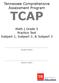 Tennessee Comprehensive Assessment Program TCAP. Math Grade 5 Practice Test Subpart 1, Subpart 2, & Subpart 3. Student Name.
