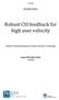 Robust CSI feedback for high user velocity