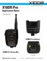 X10DR Pro X10DR. Application Notes. X10DR Pro Gateway. X10DR Pro Secure Mic. - Feb 20th base view. Liberate Your Mobile Radio