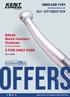 FFERS. July - SEPTEMBER kentexpress.co.uk 3 FOR ONLY 599. BA525 Quick Connect Turbines for most fittings.